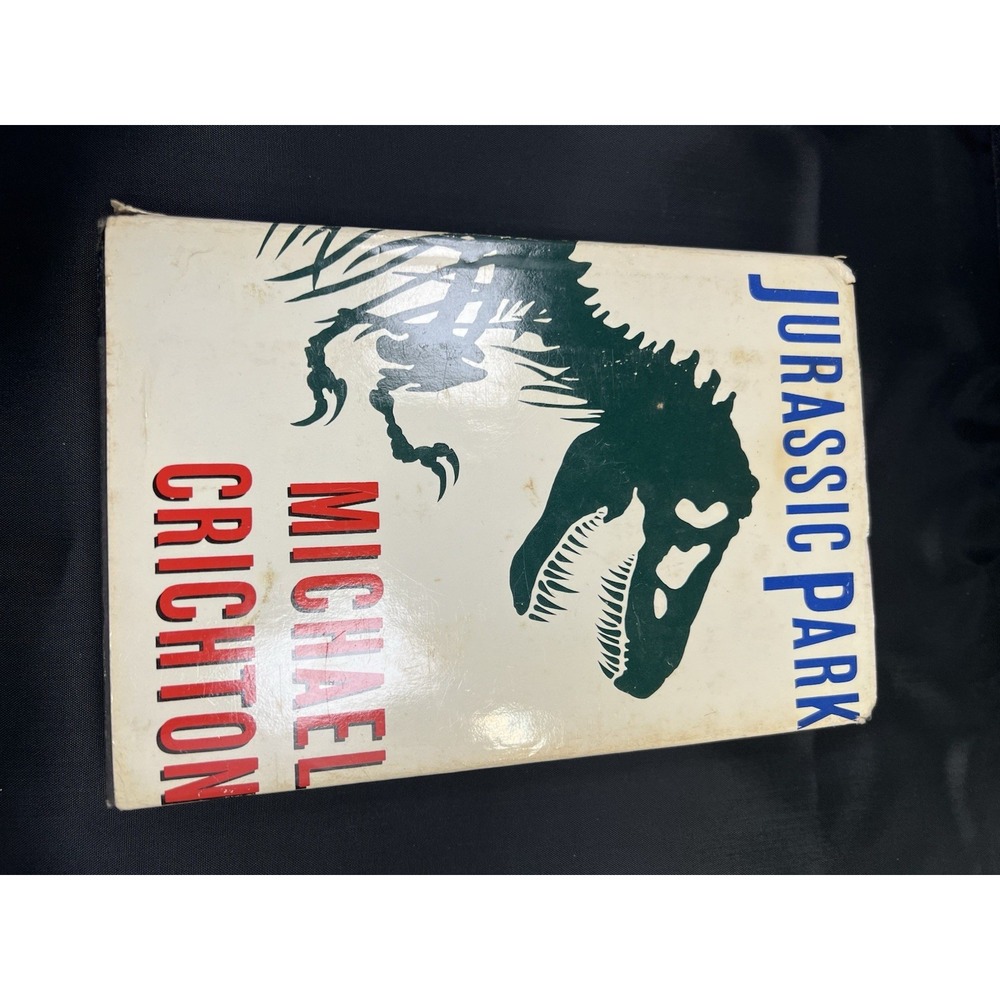 Jurassic Park Michael Crichton 1990 Hardcover Knopf Science